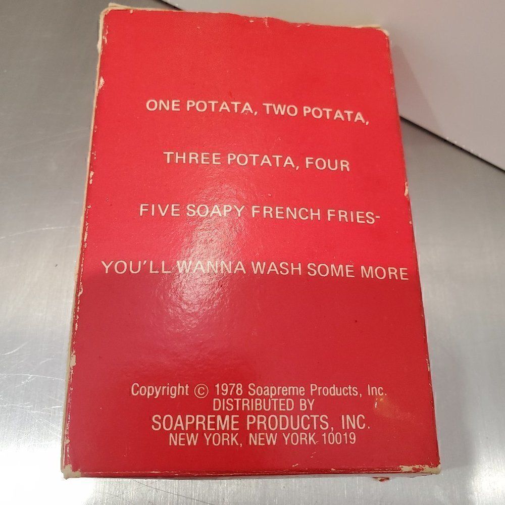 VINTAGE 1978 FRENCH FRIES SOAP - Picture 2 of 5